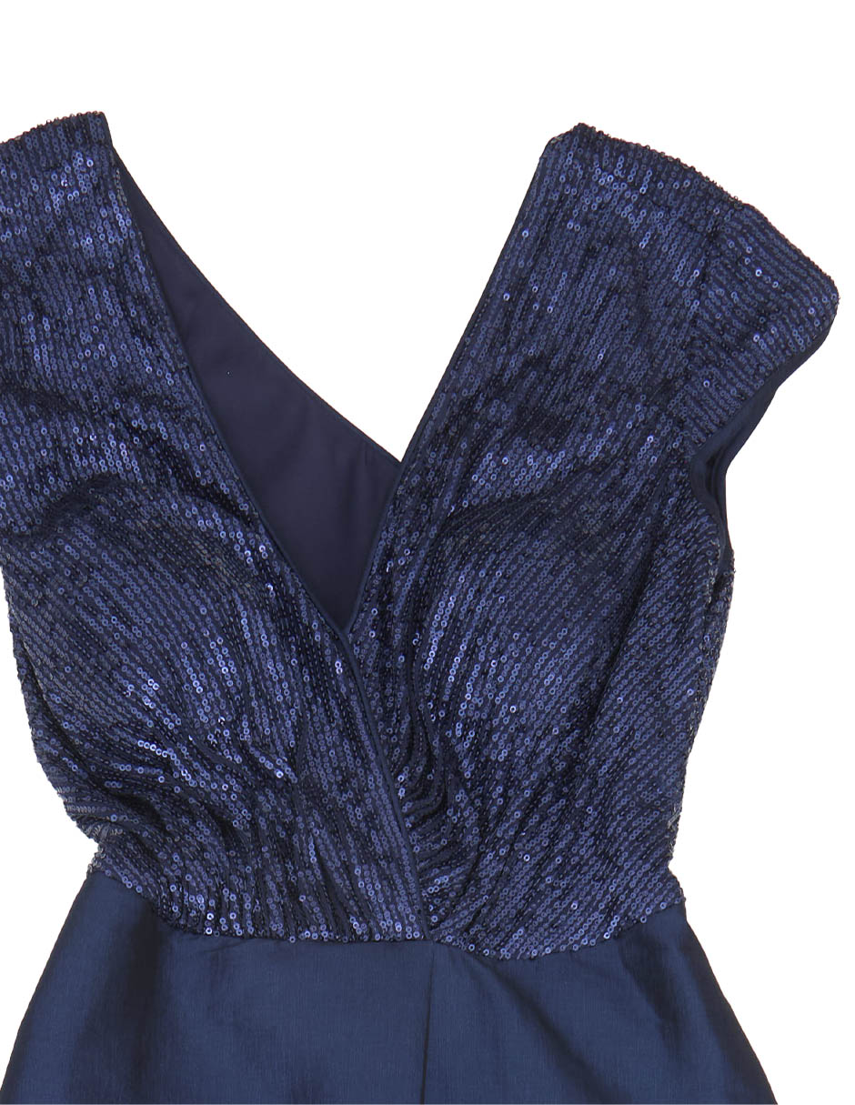 Vestido maxi de fiesta Ema Valdemossa Curvy escote V
