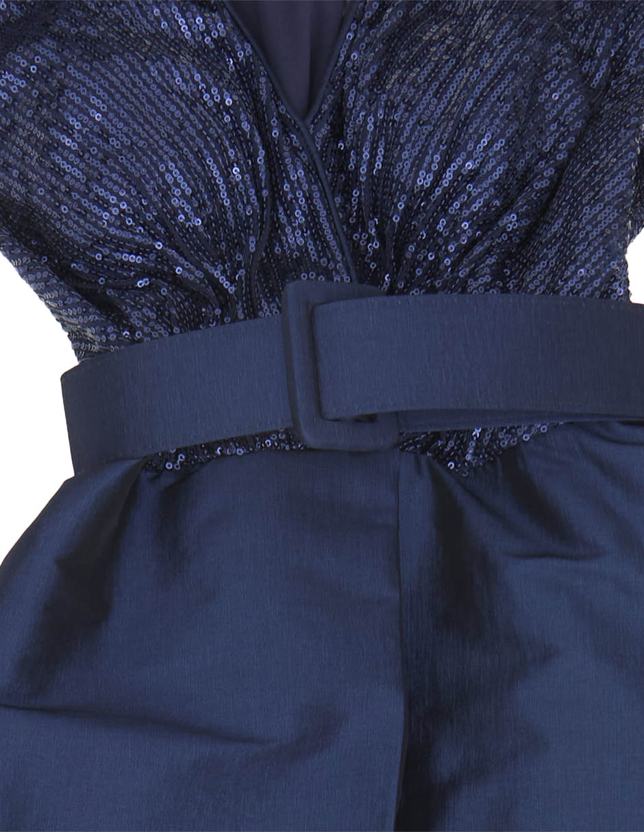 Vestido maxi de fiesta Ema Valdemossa Curvy escote V