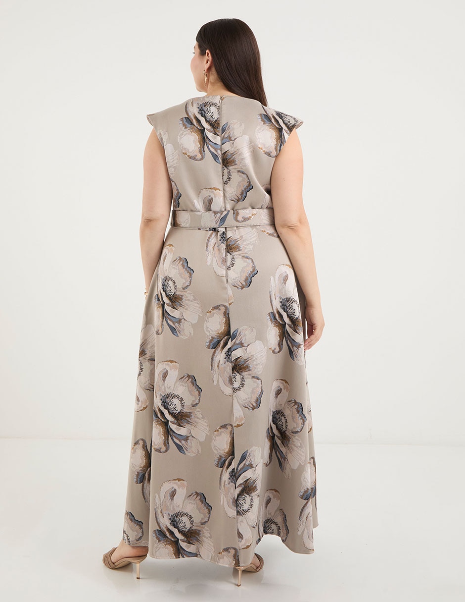 Vestido largo de fiesta escote Regular 5