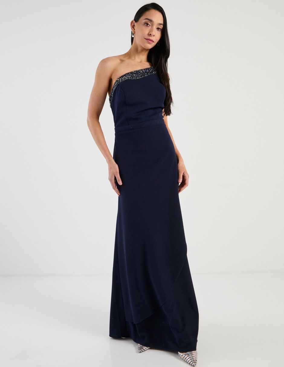 Vestido maxi de fiesta escote Pronunciado 6