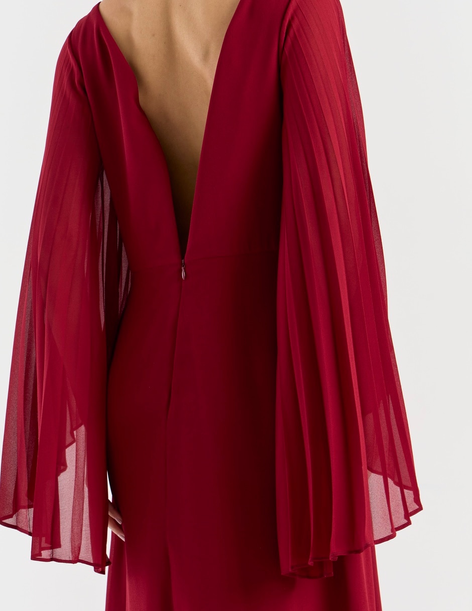 Vestido maxi de fiesta escote V 12