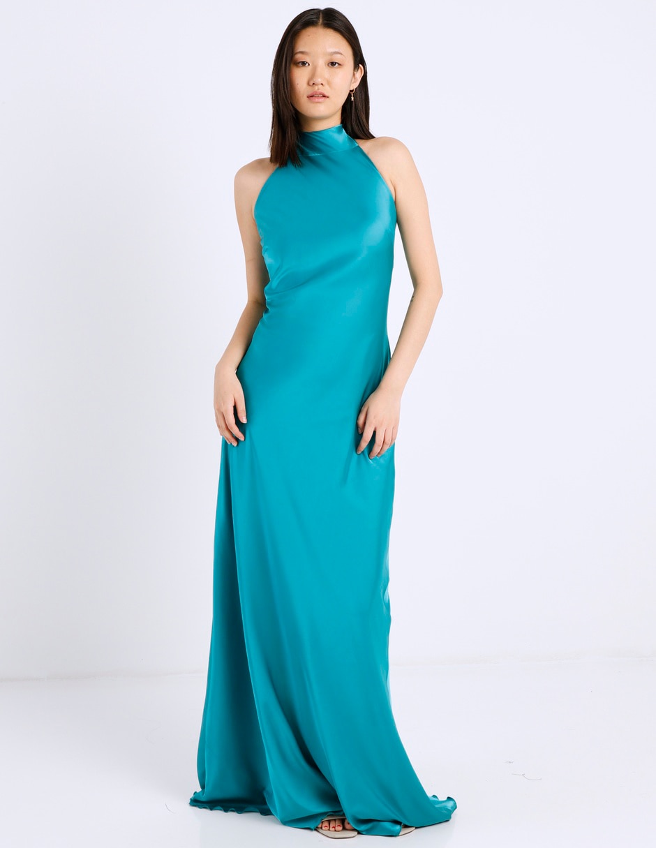 Vestido largo fiesta rue para mujer