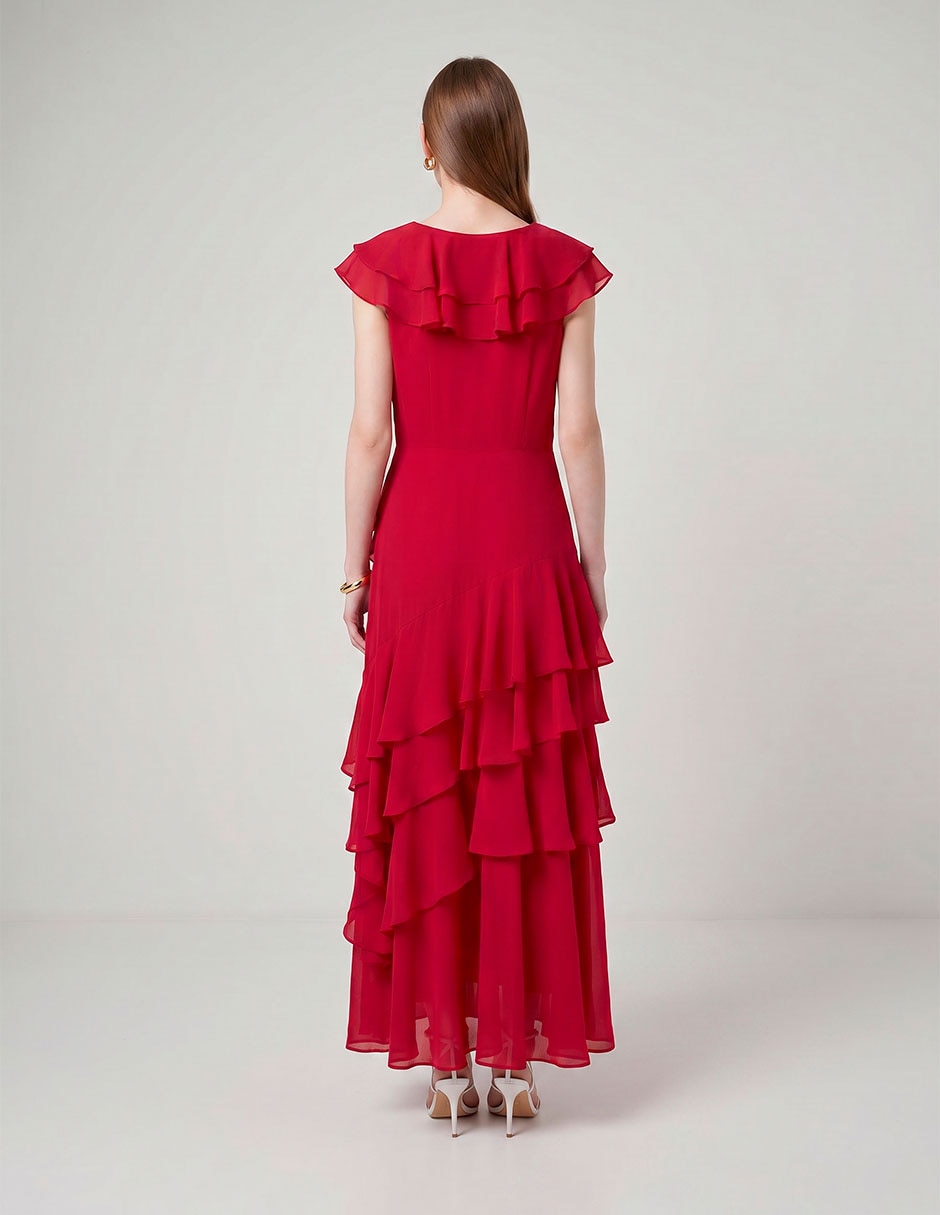 Vestido Largo Fiesta Rue De La Paix Vestidos Fiesta Abril Para Mujer