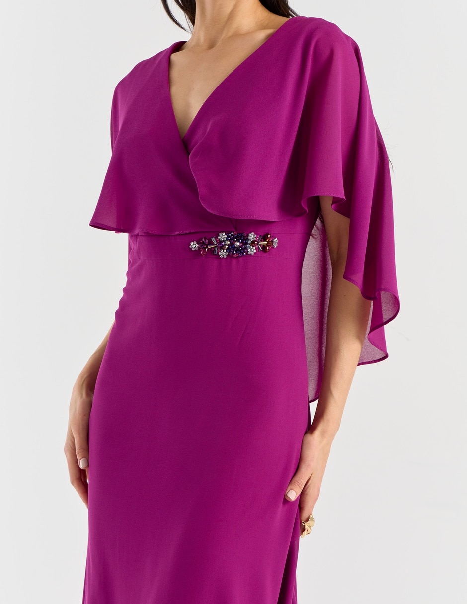 Vestido largo de fiesta Damaia Atelier escote V