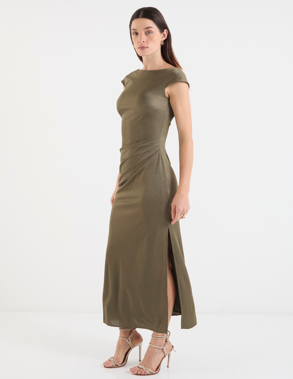 Vestido largo de fiesta escote V 8