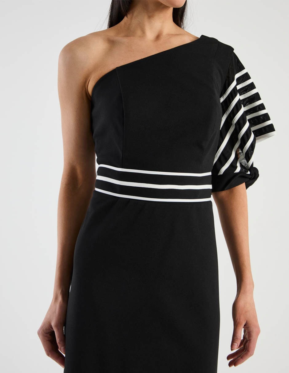 Vestido maxi de fiesta escote Medio