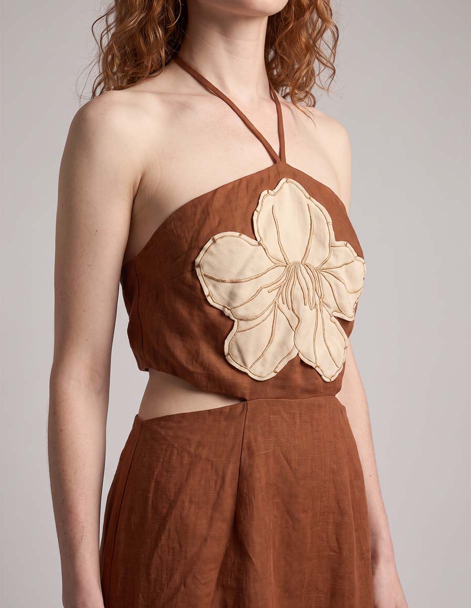 Vestido largo casual para mujer 3
