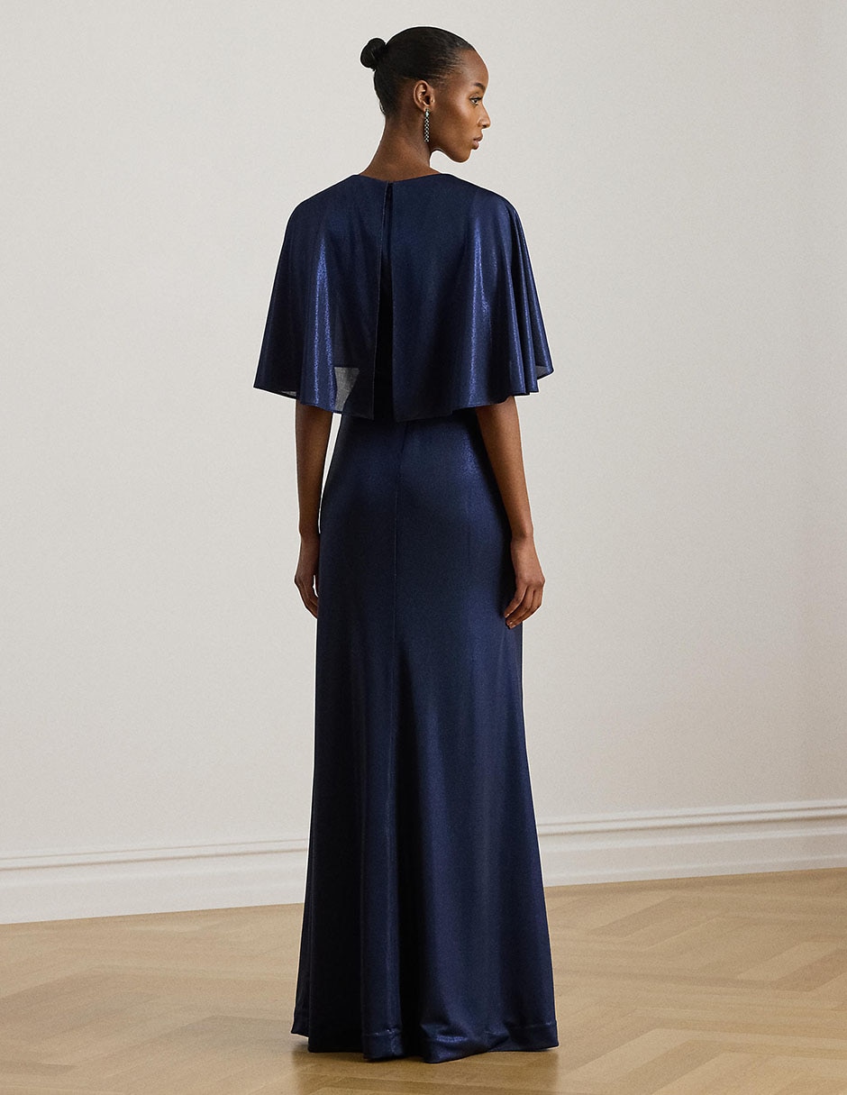 Vestido maxi de fiesta escote V