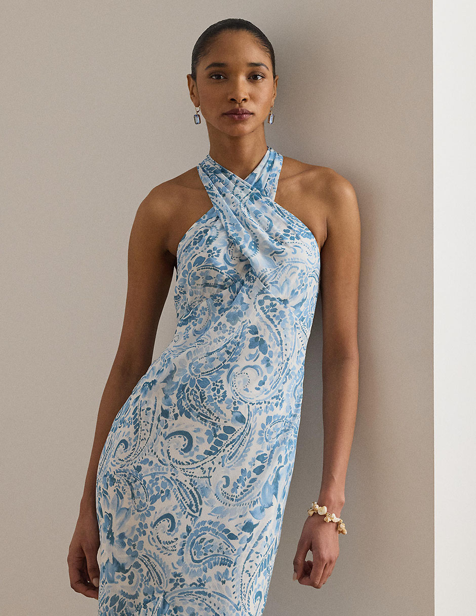 Vestido maxi de fiesta escote Regular 3