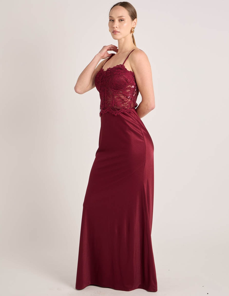 Vestido largo noche rue de la paix para mujer