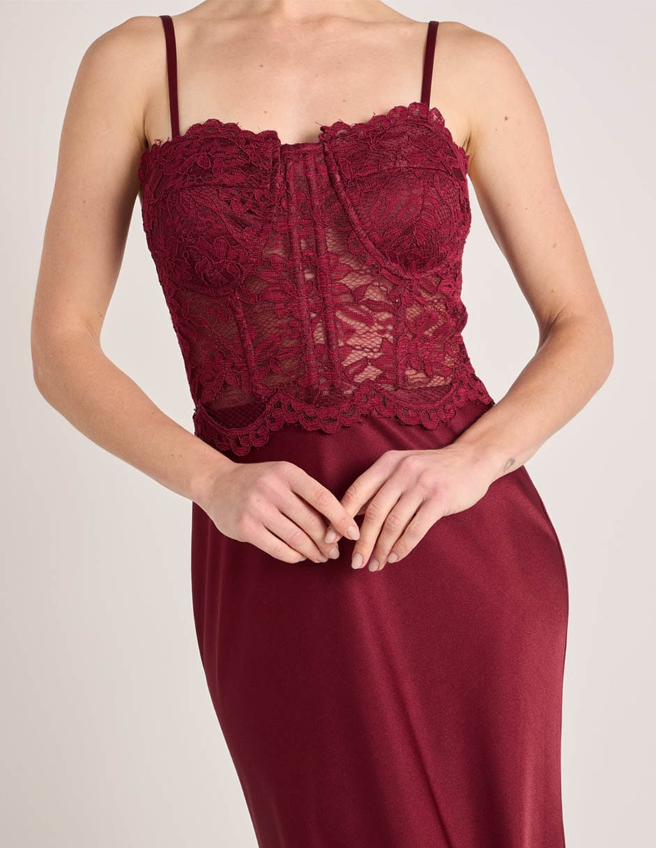 Vestido largo noche rue de la paix para mujer