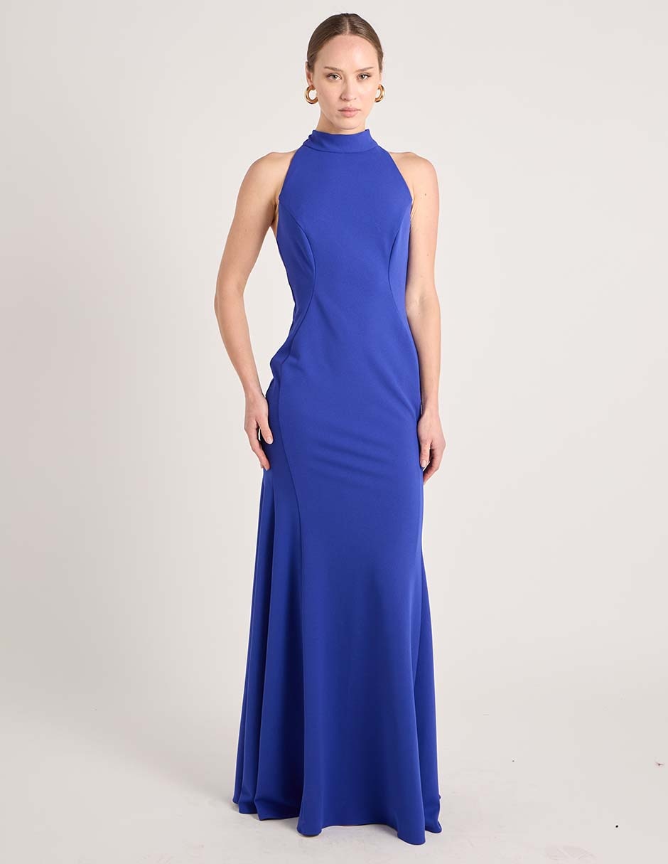 Vestido maxi de fiesta Rue de la Paix espalda abierta