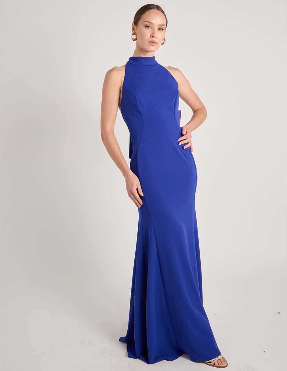 Vestido maxi de fiesta Rue de la Paix espalda abierta
