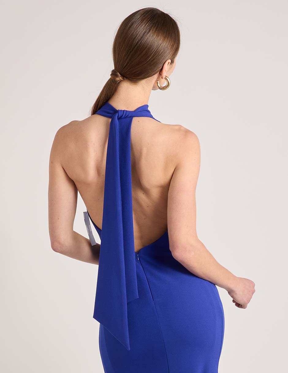 Vestido maxi de fiesta Rue de la Paix espalda abierta