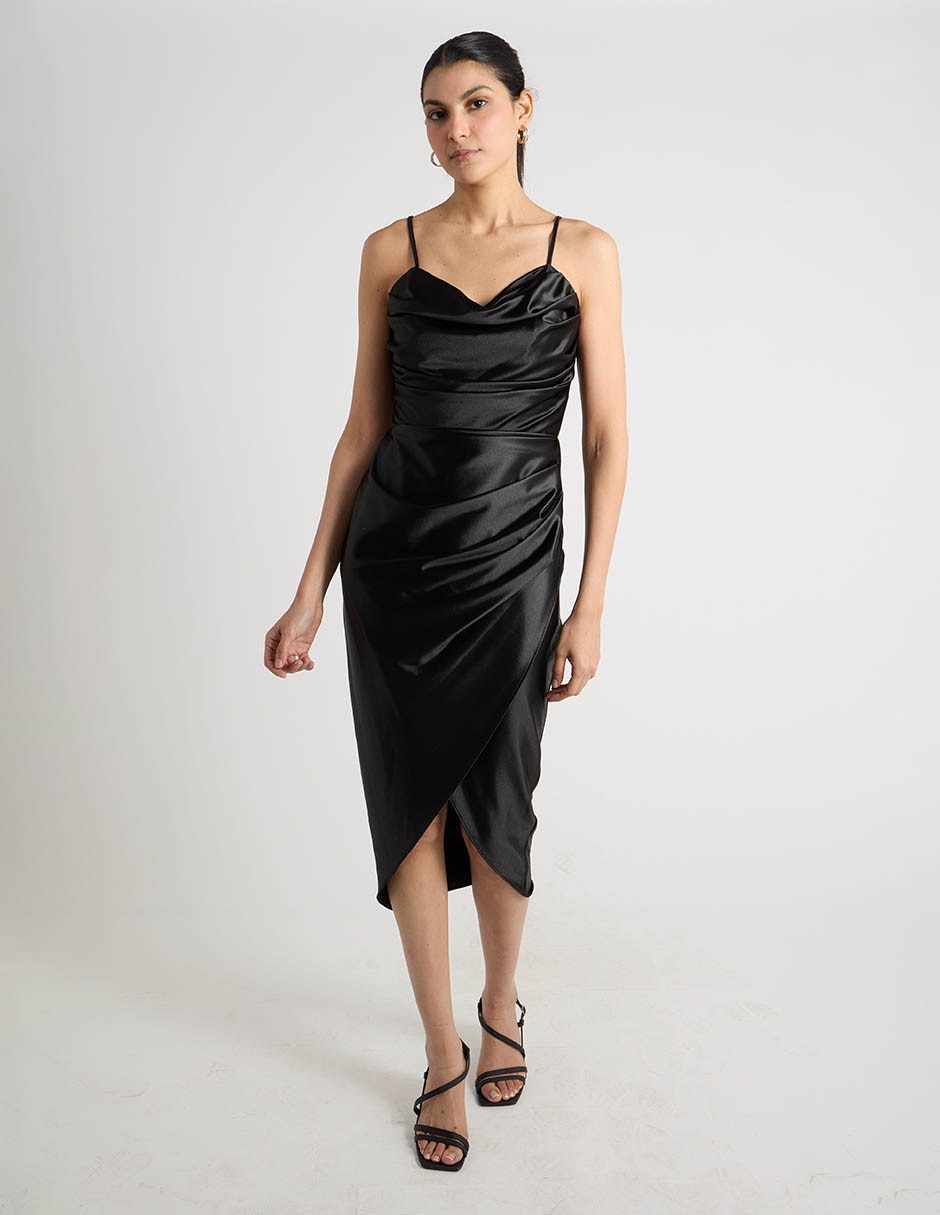 Vestido midi de fiesta
