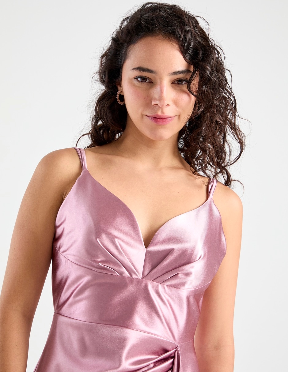 Vestido maxi de fiesta escote corazón 5