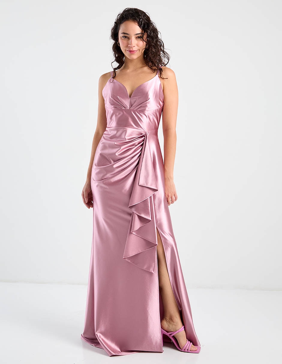 Vestido maxi de fiesta escote corazón Vestido maxi de fiesta escote corazón
