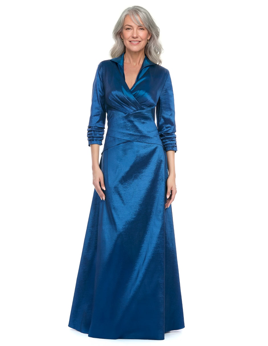 Vestido maxi de fiesta escote V