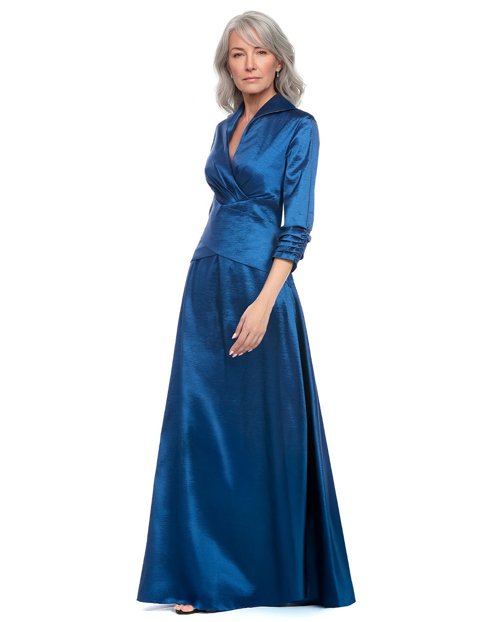 Vestido maxi de fiesta escote V