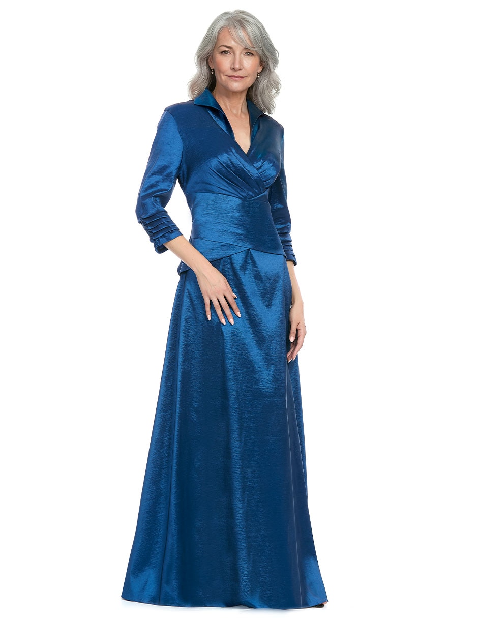Vestido maxi de fiesta escote V