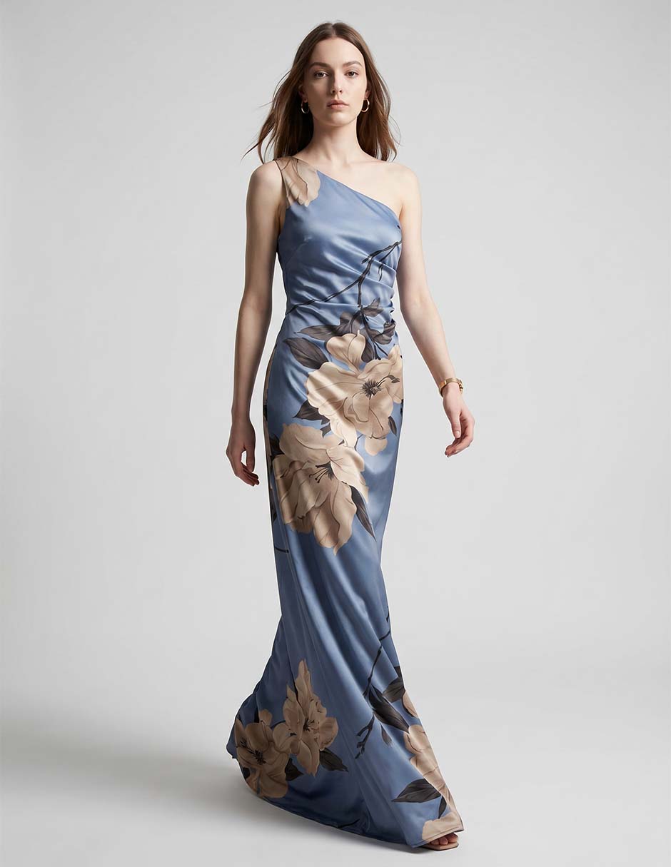 Vestido largo de fiesta escote Regular Vestido largo de fiesta escote Regular