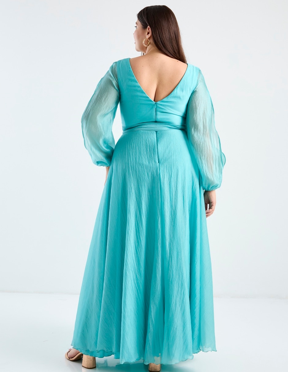 Vestido largo fiesta para mujer 6