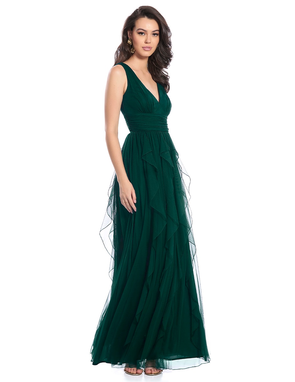 Vestido largo fiesta para mujer 2