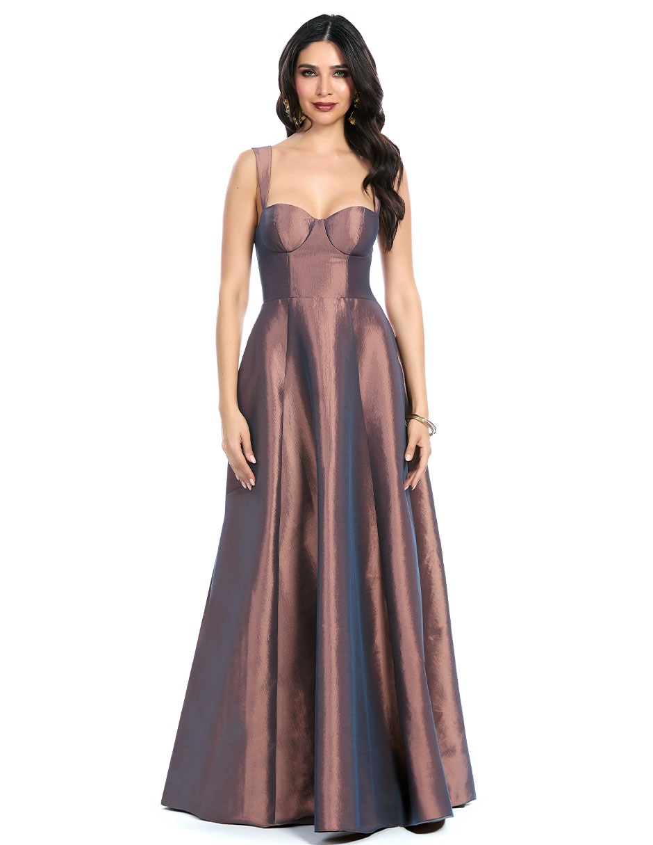 Vestido largo fiesta escote corazón Vestido largo fiesta escote corazón