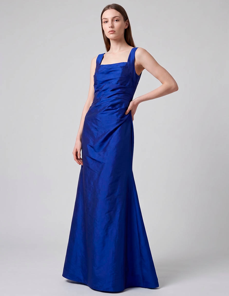 Vestido maxi de fiesta escote espalda abierta