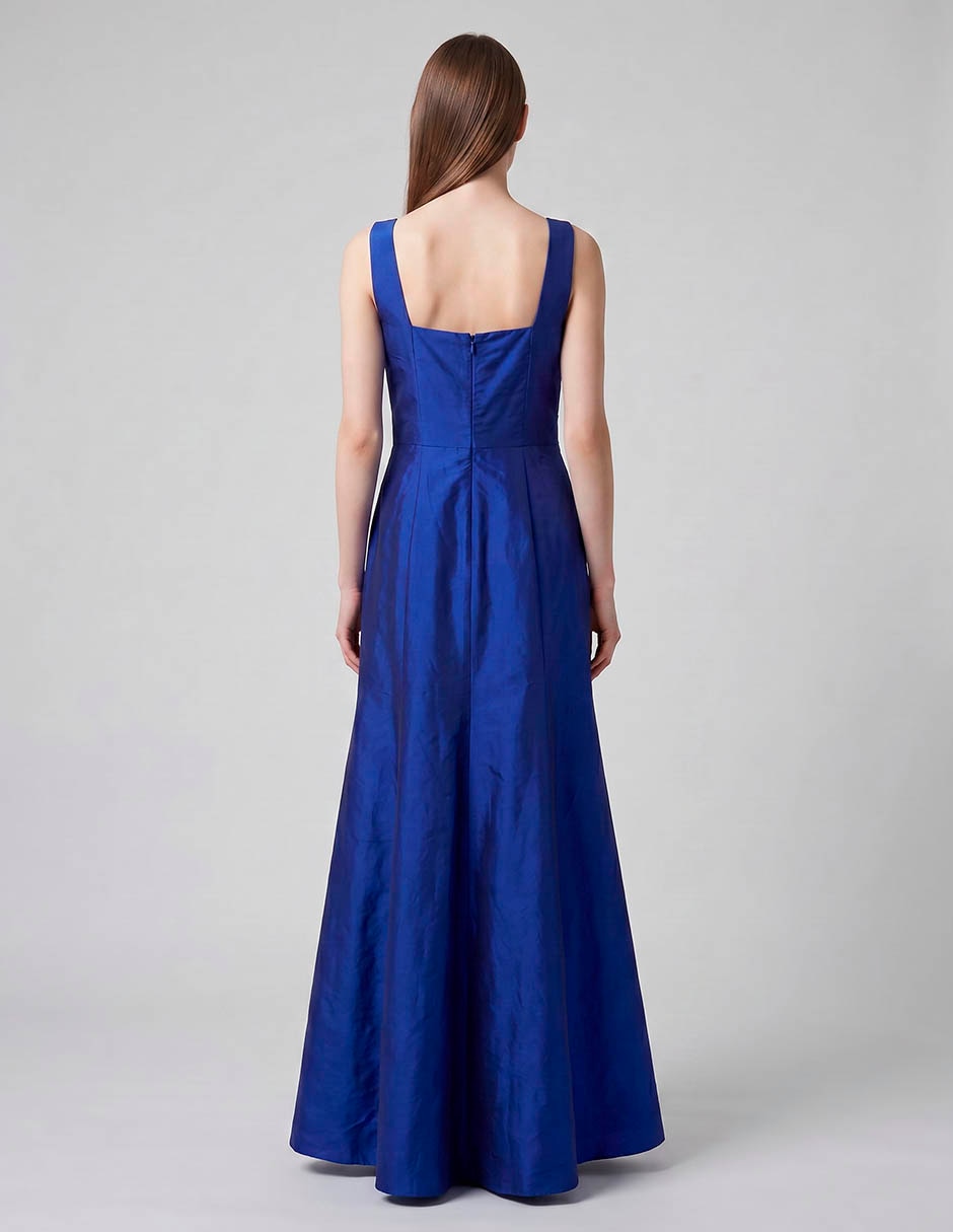 Vestido maxi de fiesta escote espalda abierta 2