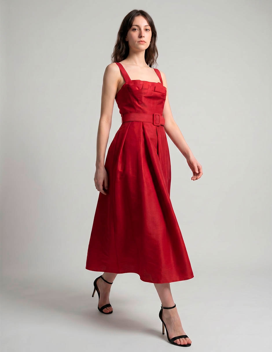Vestido abajo de la rodilla para mujer Vestido abajo de la rodilla para mujer