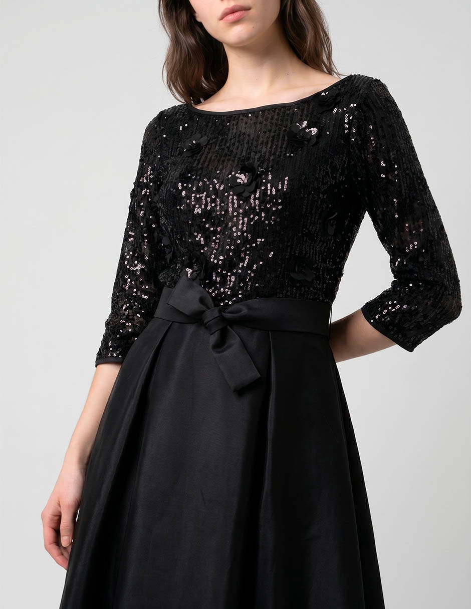 Vestido maxi de fiesta escote espalda abierta 3