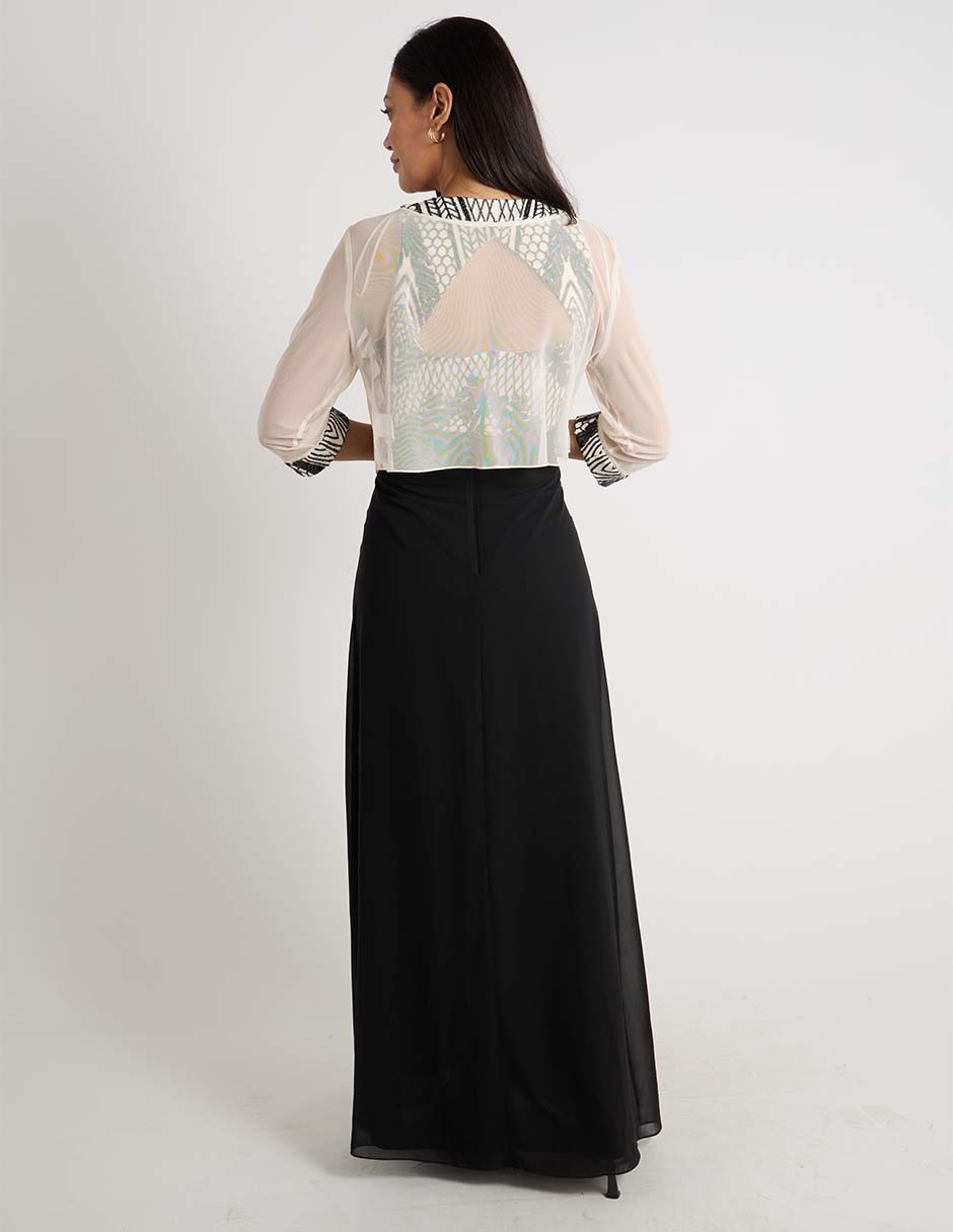 Vestido largo fiesta para mujer 6