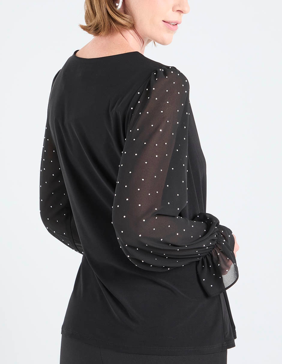 Blusa manga larga para mujer 5