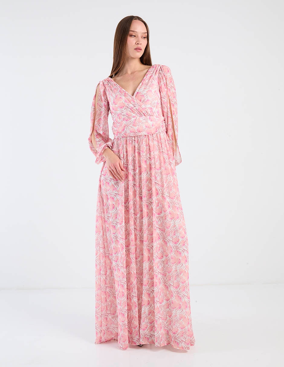 Vestido maxi de fiesta rue de la paix escote v