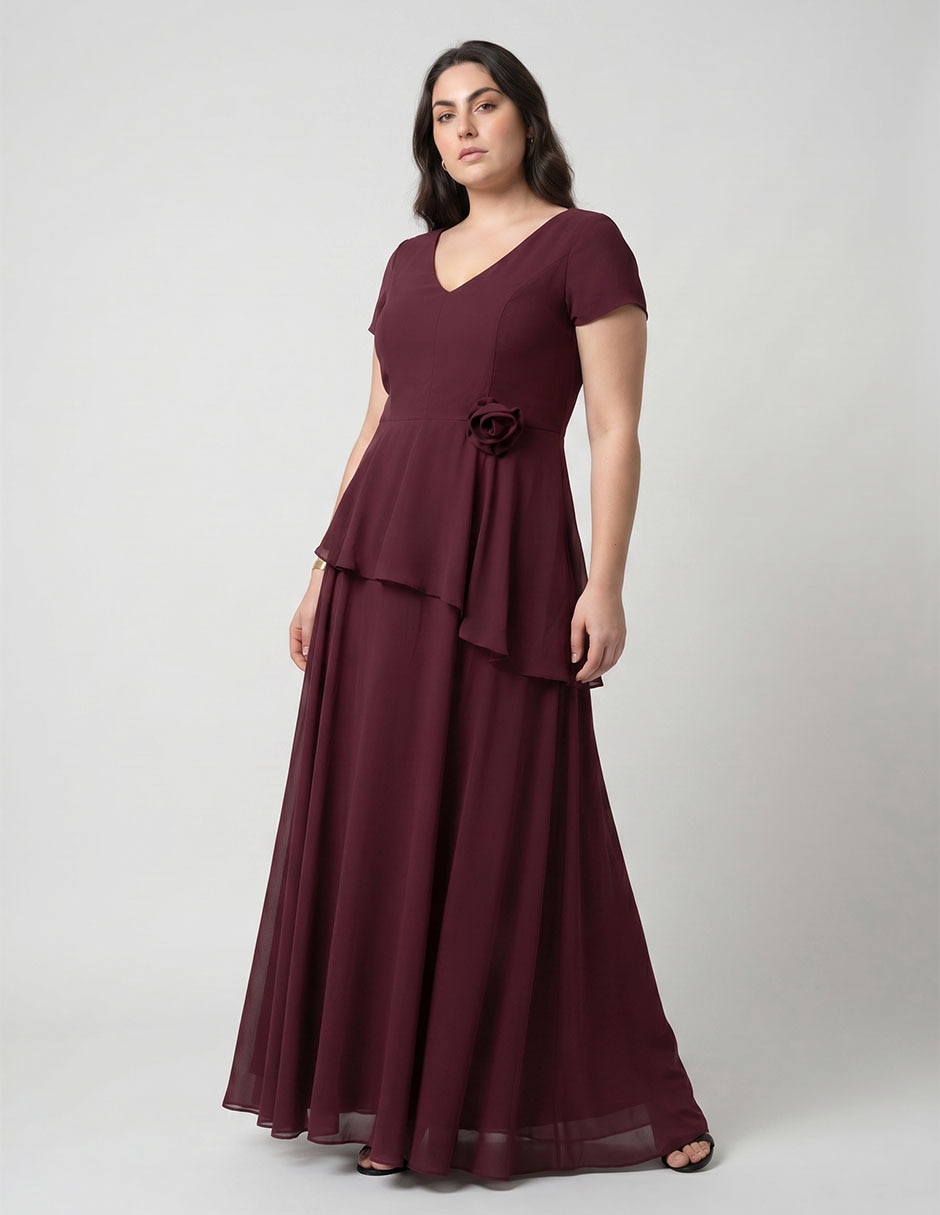 Vestido largo formal para mujer
