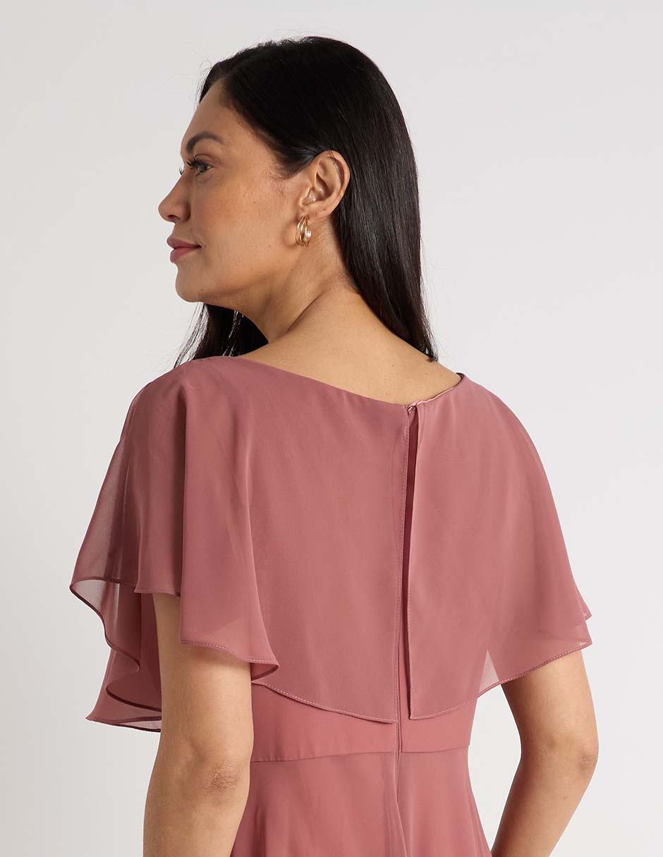 Vestido midi de fiesta Damaia Atelier escote regular