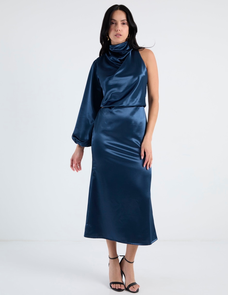Vestido midi de fiesta 1