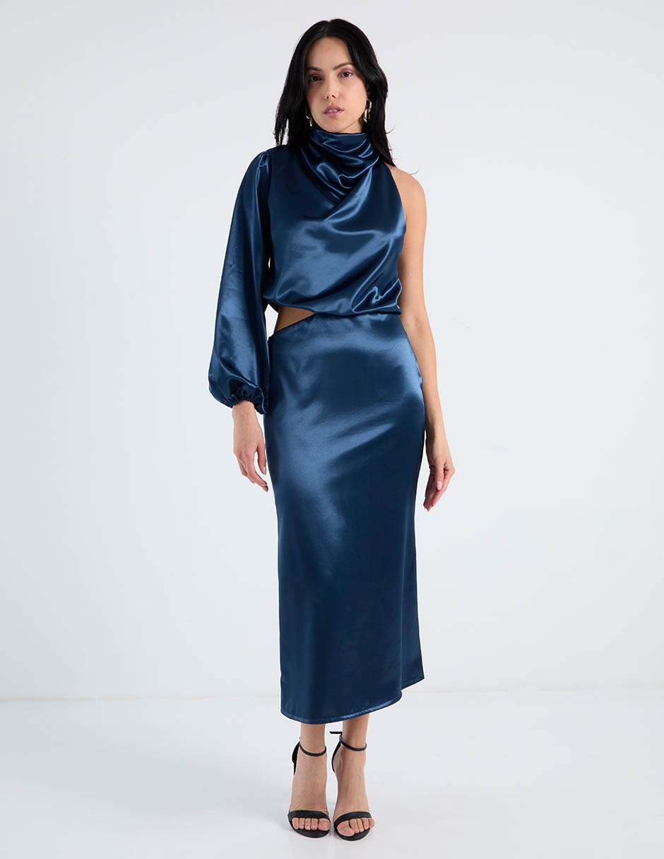 Vestido midi de fiesta 7