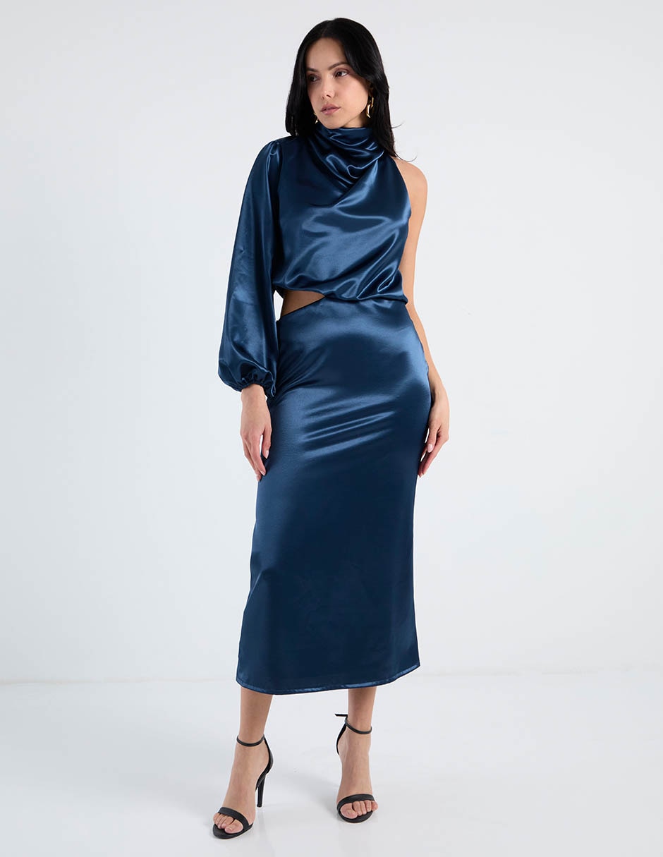 Vestido midi de fiesta 8