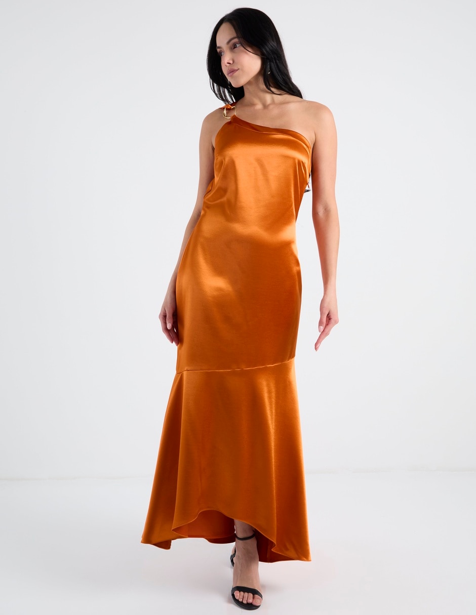 Vestido largo de fiesta escote espalda cruzada 8