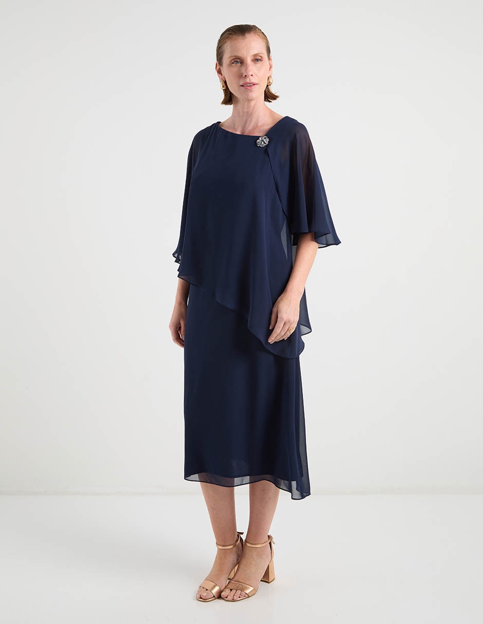 Vestido midi de fiesta escote Regular 5