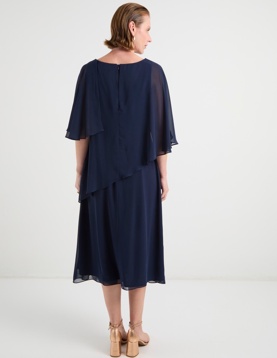 Vestido midi de fiesta escote Regular 6