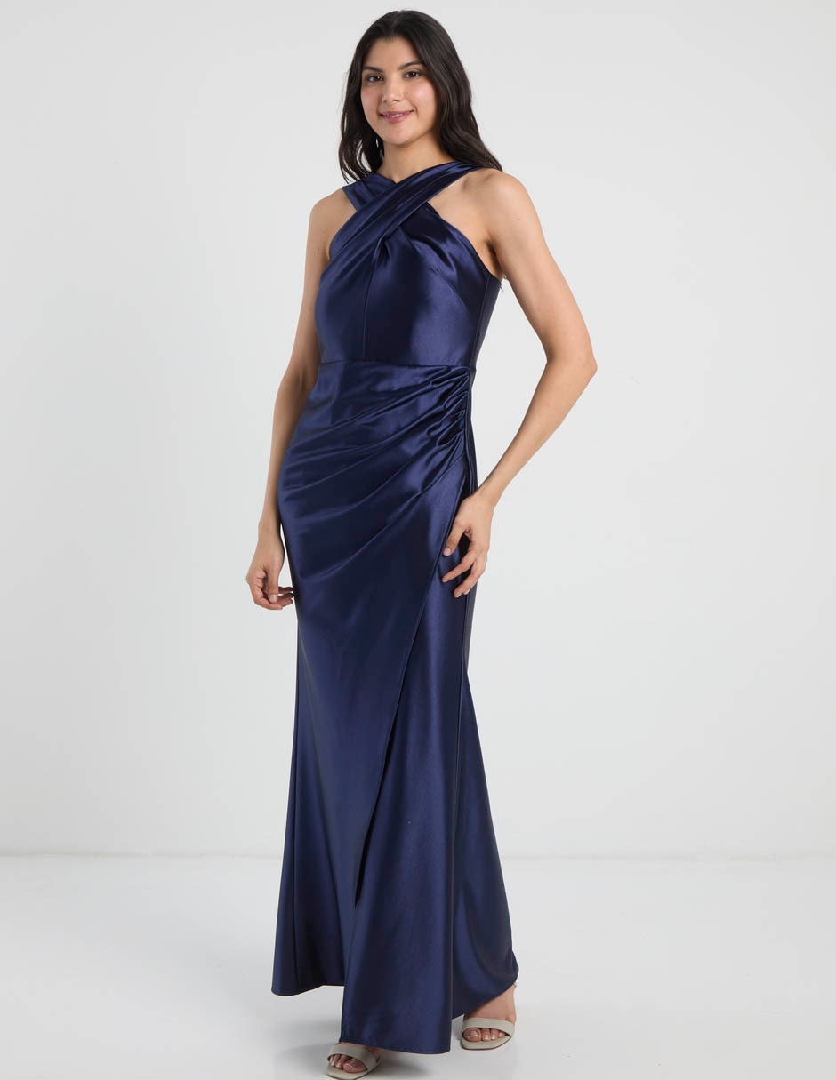Vestido largo fiesta de la paix para mujer 4