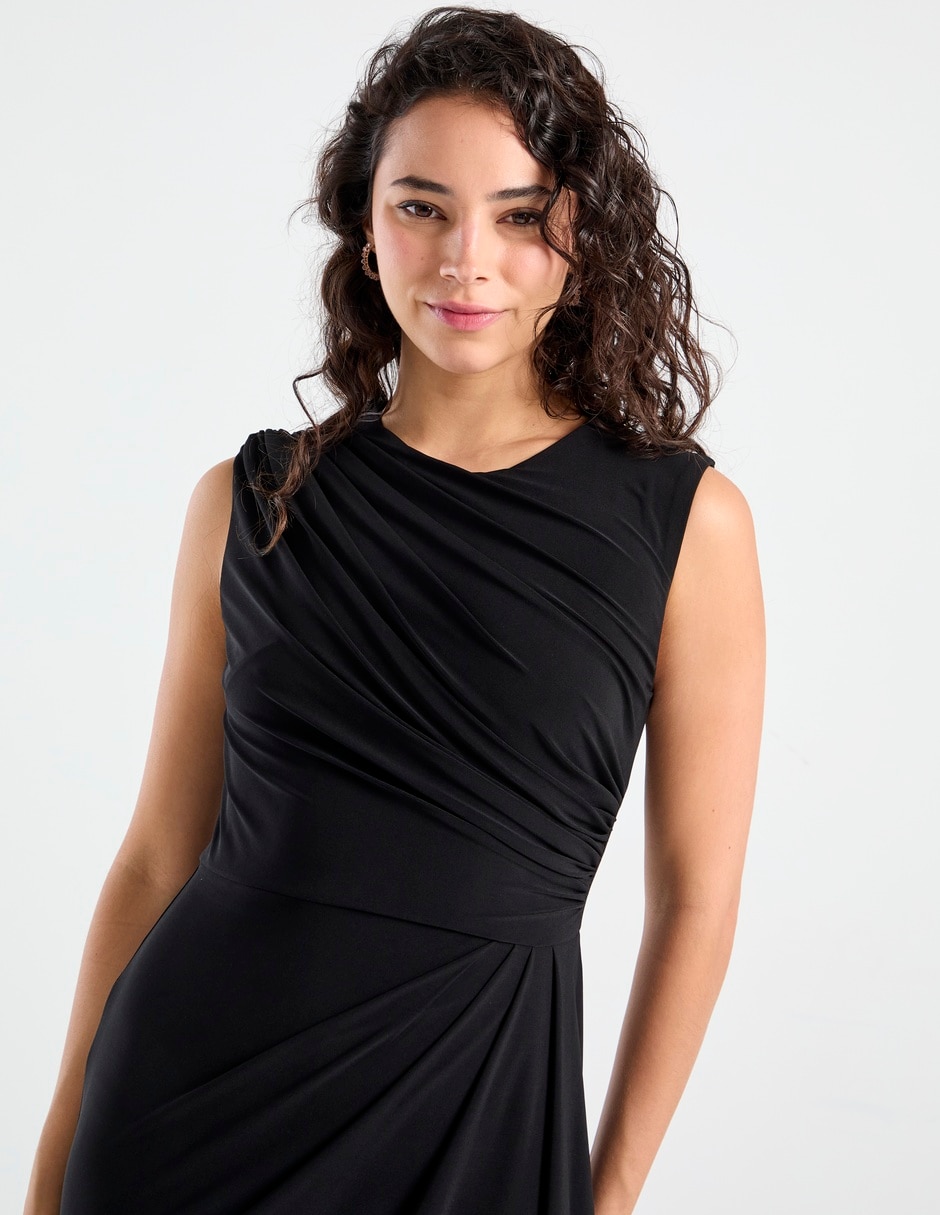 Vestido maxi de fiesta rue de la paix con cuello