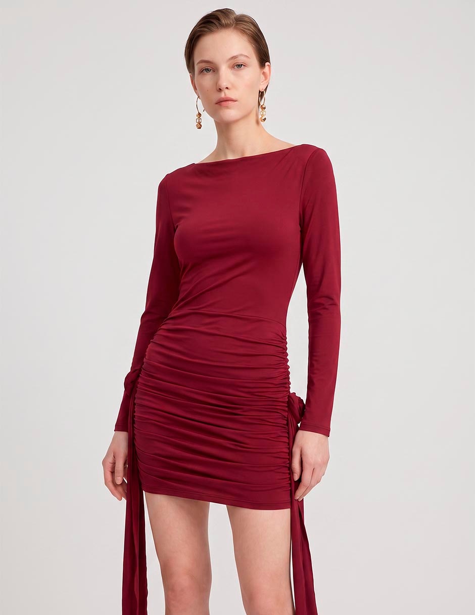 Vestido mini de fiesta Lioness escote medio