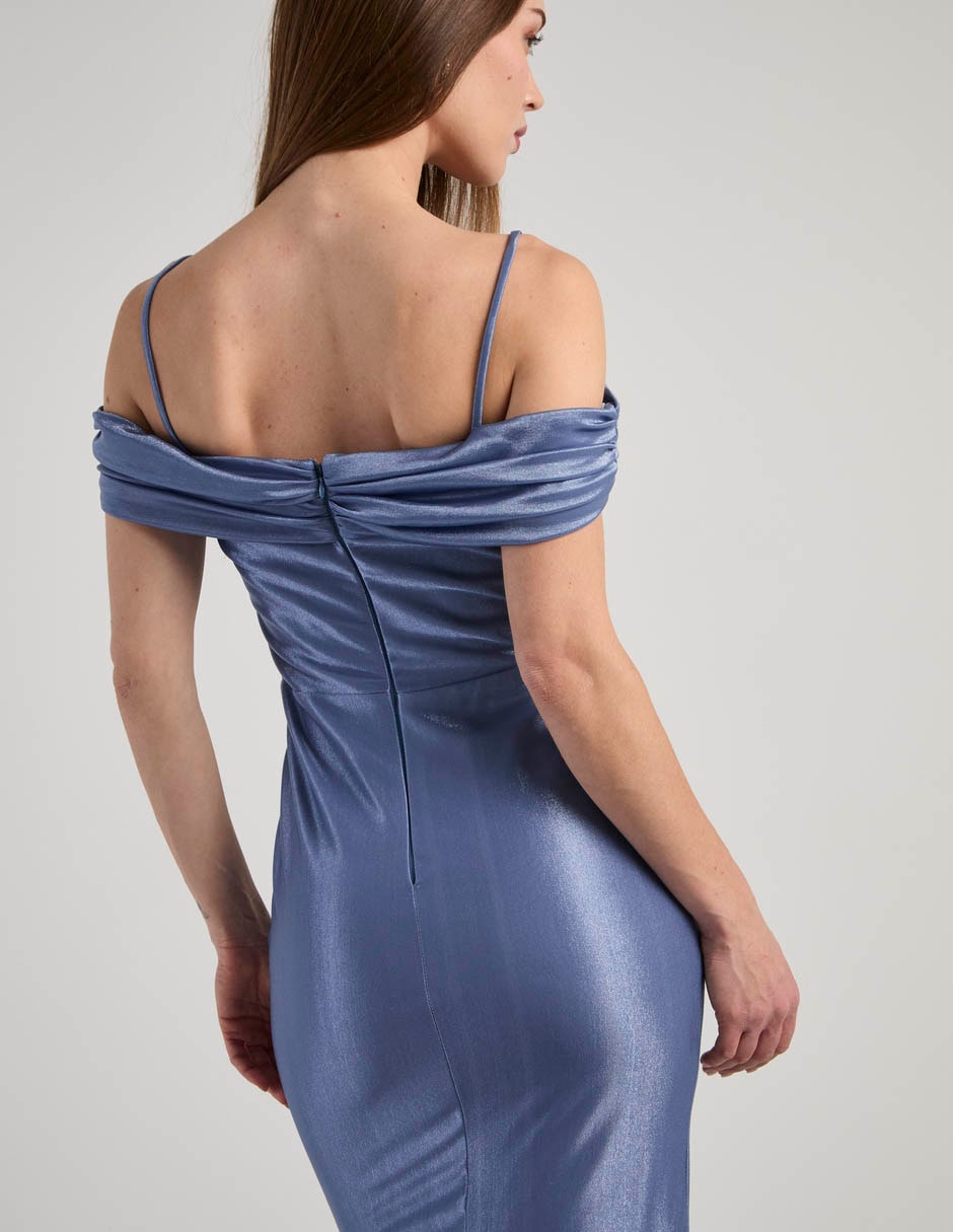 Vestido maxi de fiesta escote corazón 5