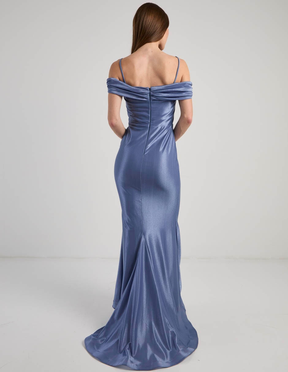 Vestido maxi de fiesta escote corazón 6