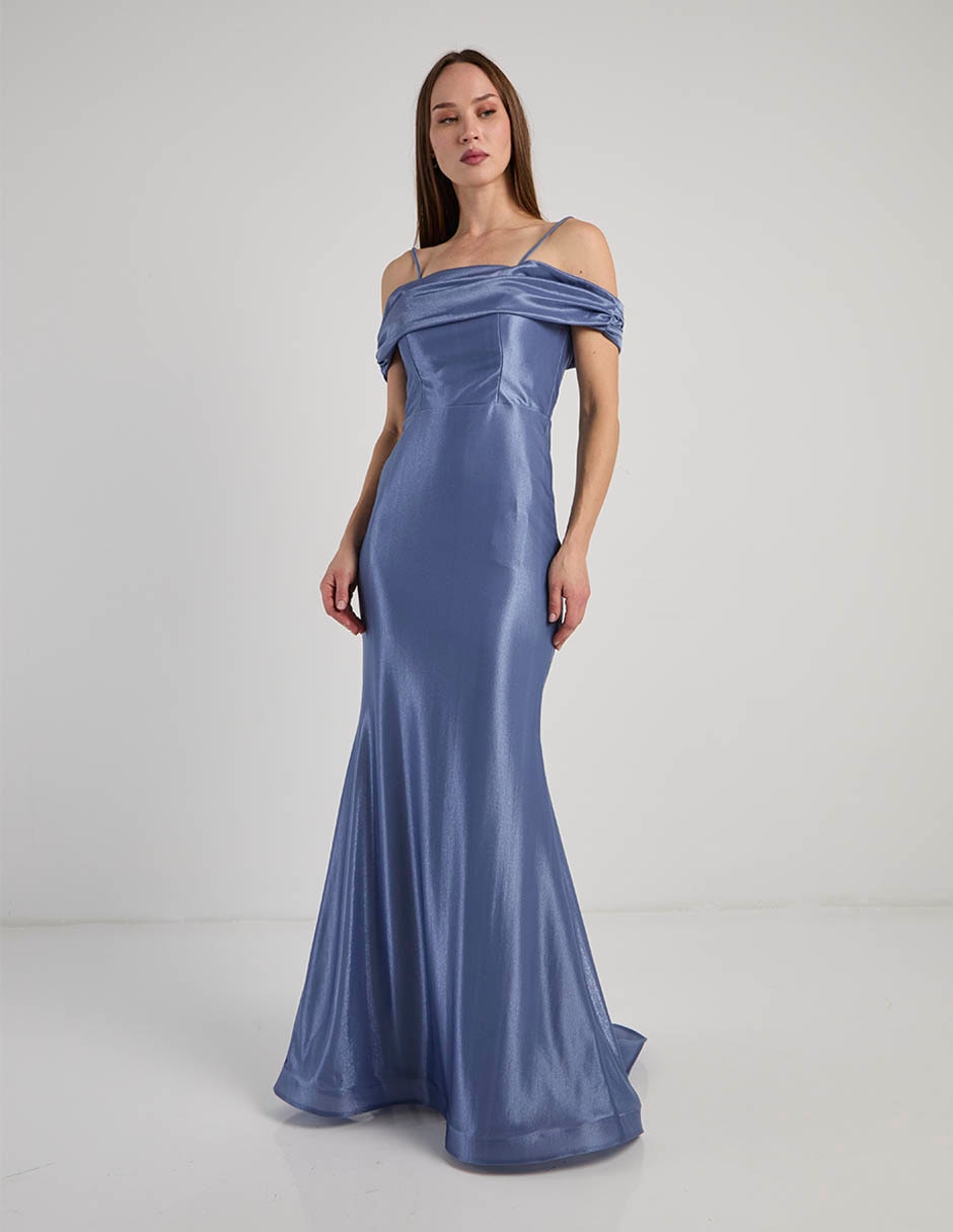 Vestido maxi de fiesta escote corazón Vestido maxi de fiesta escote corazón