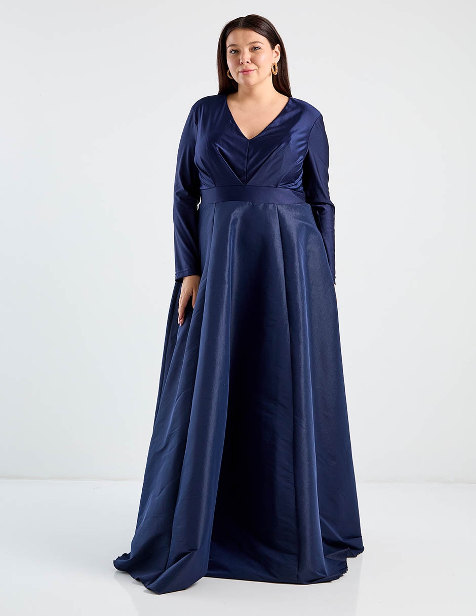 Vestido maxi de fiesta the pattern escote v
